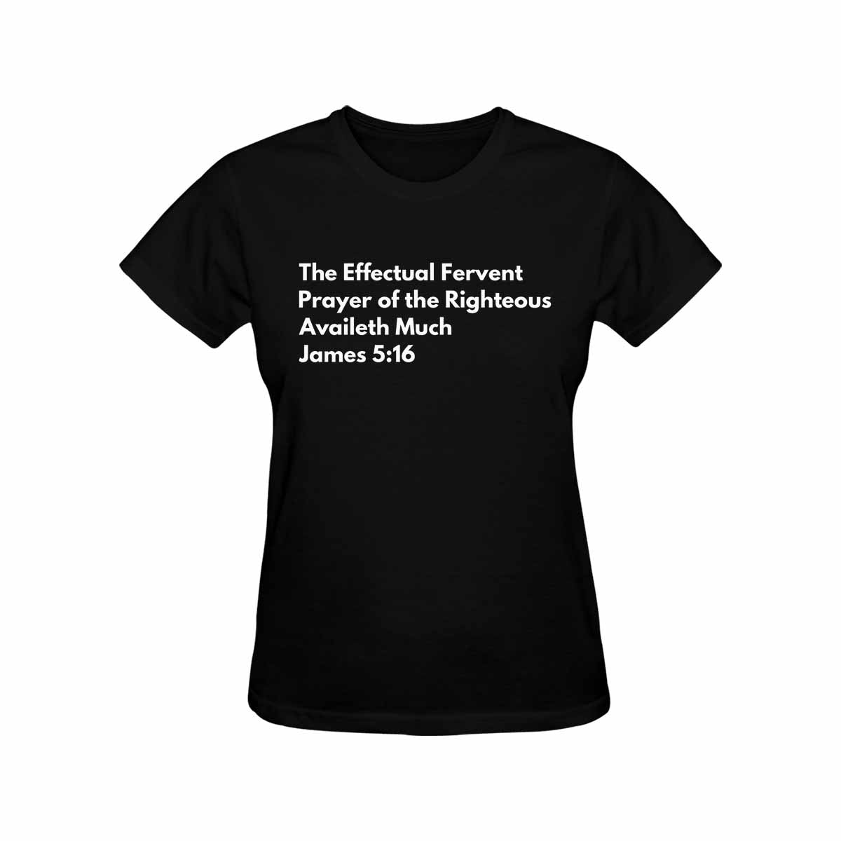 Womens T-Shirt, James 5:16 Graphic Tee