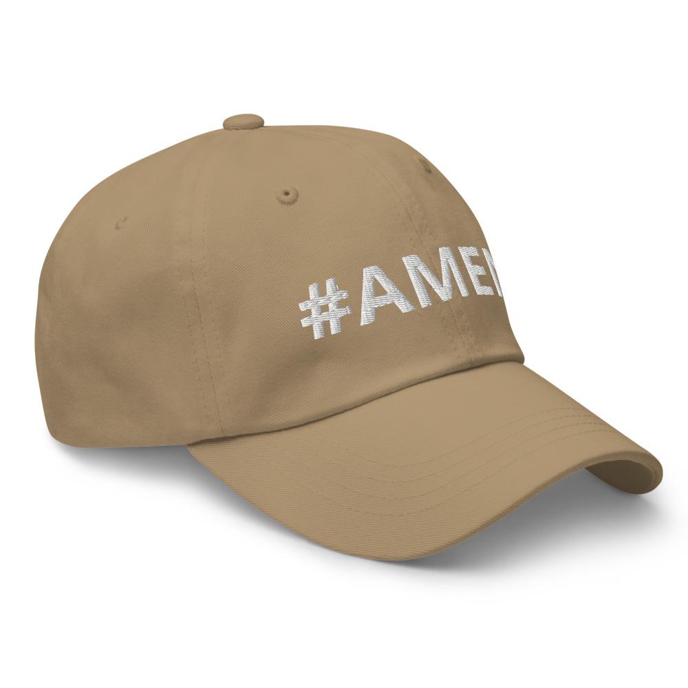 Graphic Baseball Cap, #Amen Adjustable Snapback Hat
