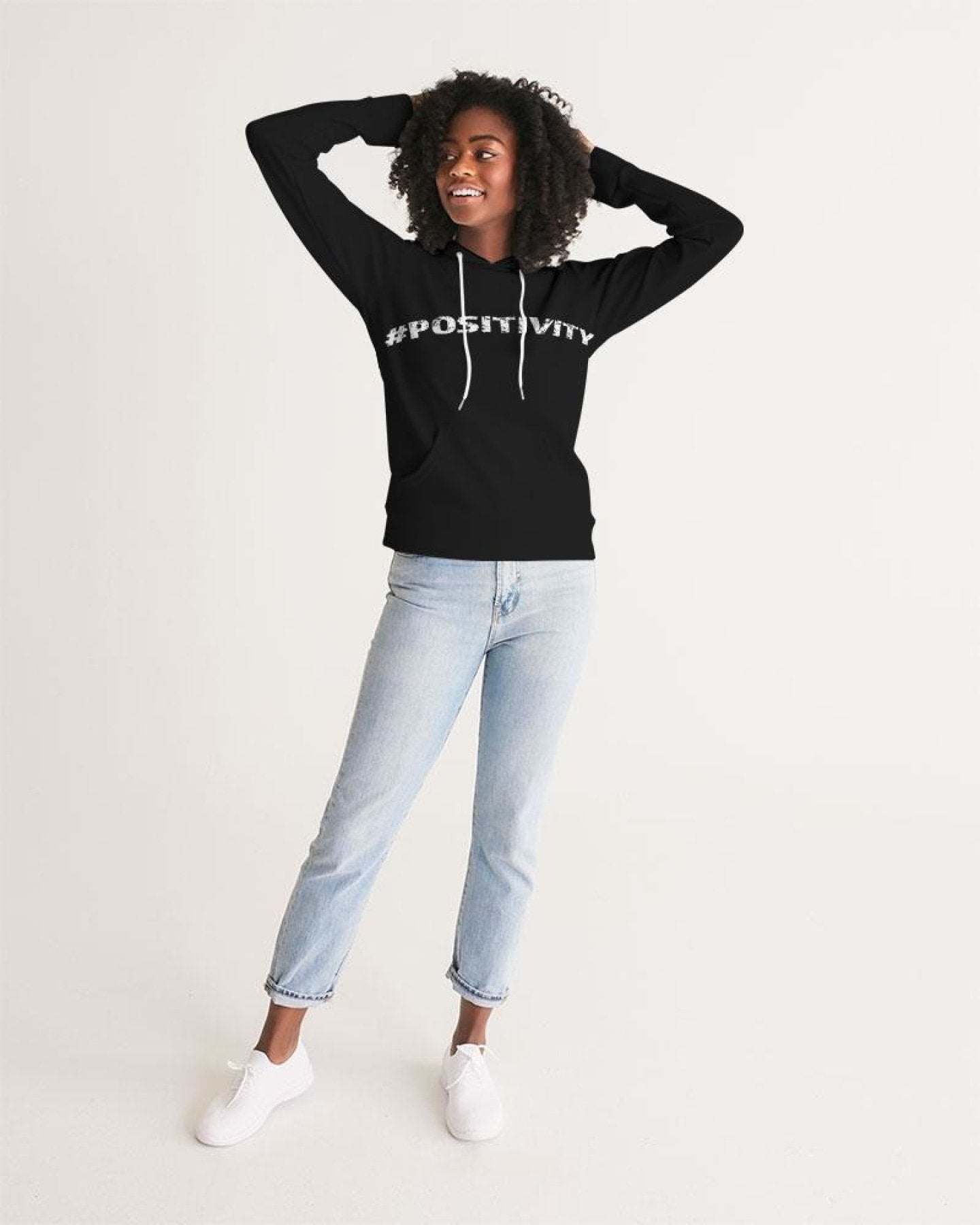 Womens Hoodie - Pullover Hooded Sweatshirt - Graphic/Inspire