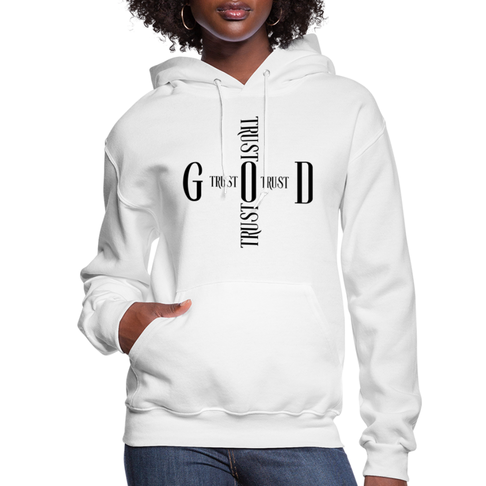 Womens Hoodie, Trust God Cross Sweatshirt - S132937