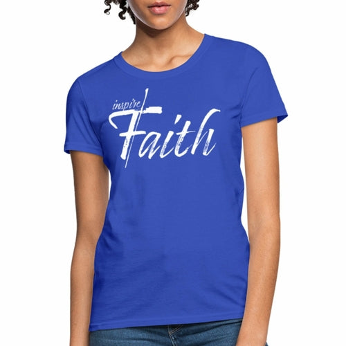 Womens T-Shirt, Inspire Faith Tee Graphic Tee