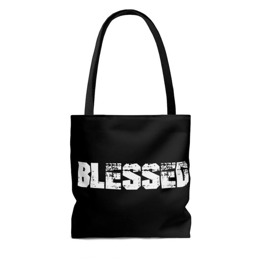 Canvas Tote Bags, Blessed Graphic Style Shoulder Bag
