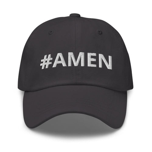 Graphic Baseball Cap, #Amen Adjustable Snapback Hat
