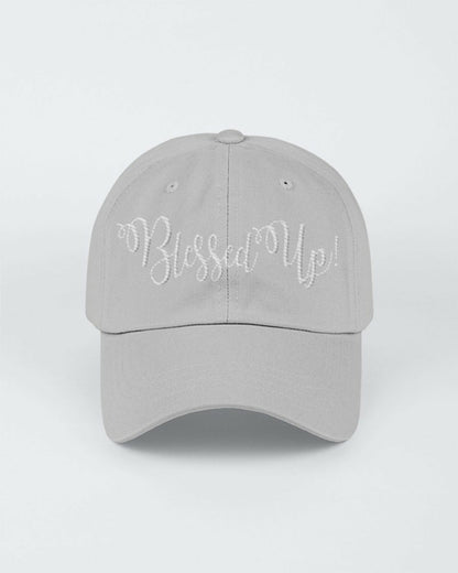 Blessed Up White Graphic Text Style Yupoong Adult 6 Panel Structured