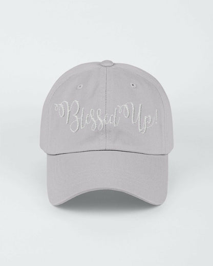 Blessed Up White Graphic Text Style Yupoong Adult 6 Panel Structured