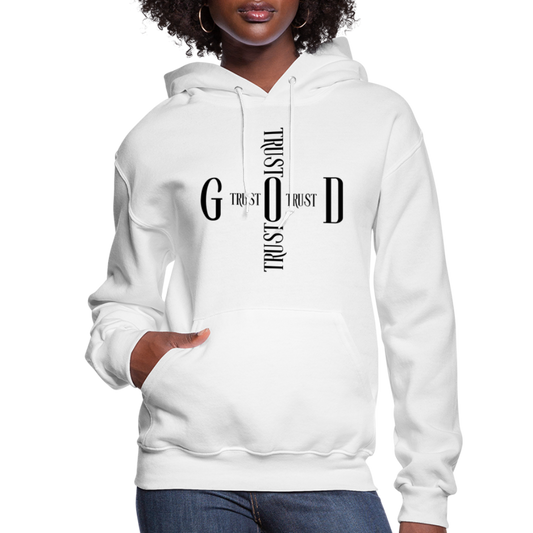 Womens Hoodie, Trust God Cross Sweatshirt - S132937