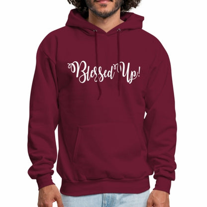 Mens Hoodie - Pullover Hooded Sweatshirt - Graphic/Blessed Up