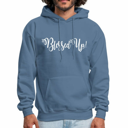 Mens Hoodie - Pullover Hooded Sweatshirt - Graphic/Blessed Up