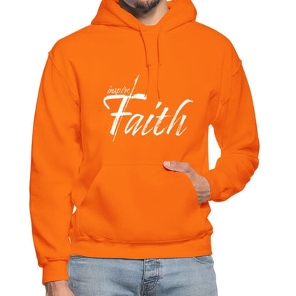 Mens Hoodie - Pullover Hooded Sweatshirt - Graphic/Inspire Faith